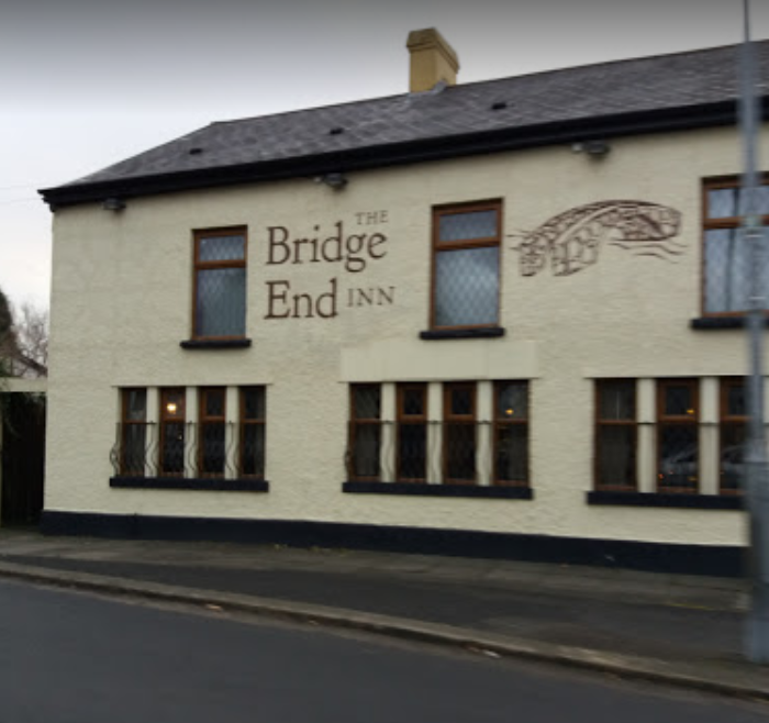 Cream fronted pub called Bridgend In , Birchgrove, Swansea