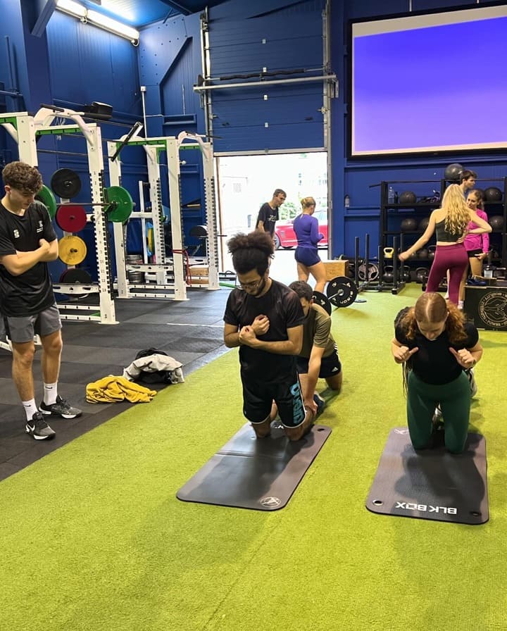 Swansea Strength and Conditioning-Personal Strength and Power Training Case Study Success Story- Youssef Rabhi in training Swansea University Athletics Team